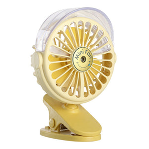 4824A Clip Desk Fan Portable Wind Desktop Table Cooling Fan in Single Button, Adjustment Mini Personal Fan for Home Desktop Office Car Indoor Outdoor Travel (Battery Not Include)