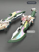 Flashing Luminous Sword Light And Sound Toy For Kids - Green (MS-S-24)