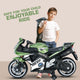 toyjunction kids bike -Green Metallic