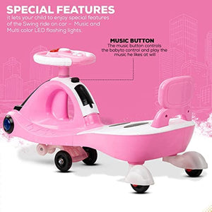 Baybee Miramar Magic Swing Cars Ride ons for Kids with PP Wheels