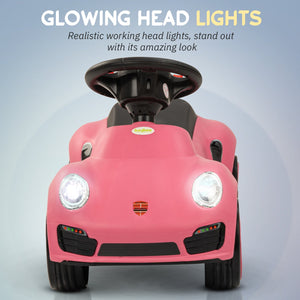 Baybee Bolt Push Ride on Car for Kids, Rideons Cars with Music, Light & Comfort Seat,Push Baby Car for Kids to Drive