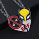 Deadpool & Wolverine Keychain Pendant & Bracelet