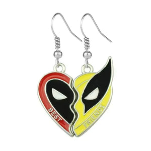 Deadpool & Wolverine Keychain Pendant & Bracelet