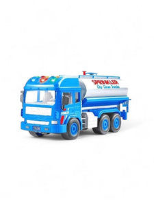 Water Tanker Sprinkler Truck Toy For Kids- Blue (MS-O-24)