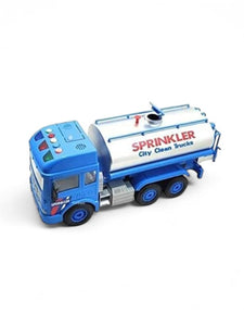 Water Tanker Sprinkler Truck Toy For Kids- Blue (MS-O-24)