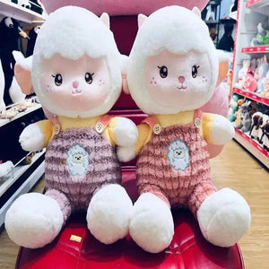 Cute Dungaree Lamb Plushie