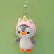 Cute Hooded Penguin Plush Keychain - Bear Hugs