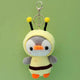 Cute Hooded Penguin Plush Keychain - Bear Hugs