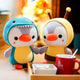 Cute Hooded Penguin Plush Keychain