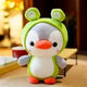 Cute Hooded Penguin Plush Keychain