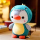 Cute Hooded Penguin Plush Keychain