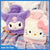 Cute Sanrio Kuromi Plush Hot Water Bag